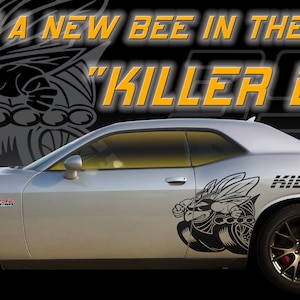 Fits Dodge Challenger 2008-2023 Will NOT fit a Widebody, Scat Pack 392 HEMI Stripe Decal Graphic Kit Cost Includes Driver & Passenger Sides.