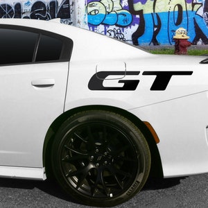 Dodge Charger 2015-2023  &quot;GT Quarter Panel Decal Kit&quot; Cost Includes Driver & Passenger Sides.