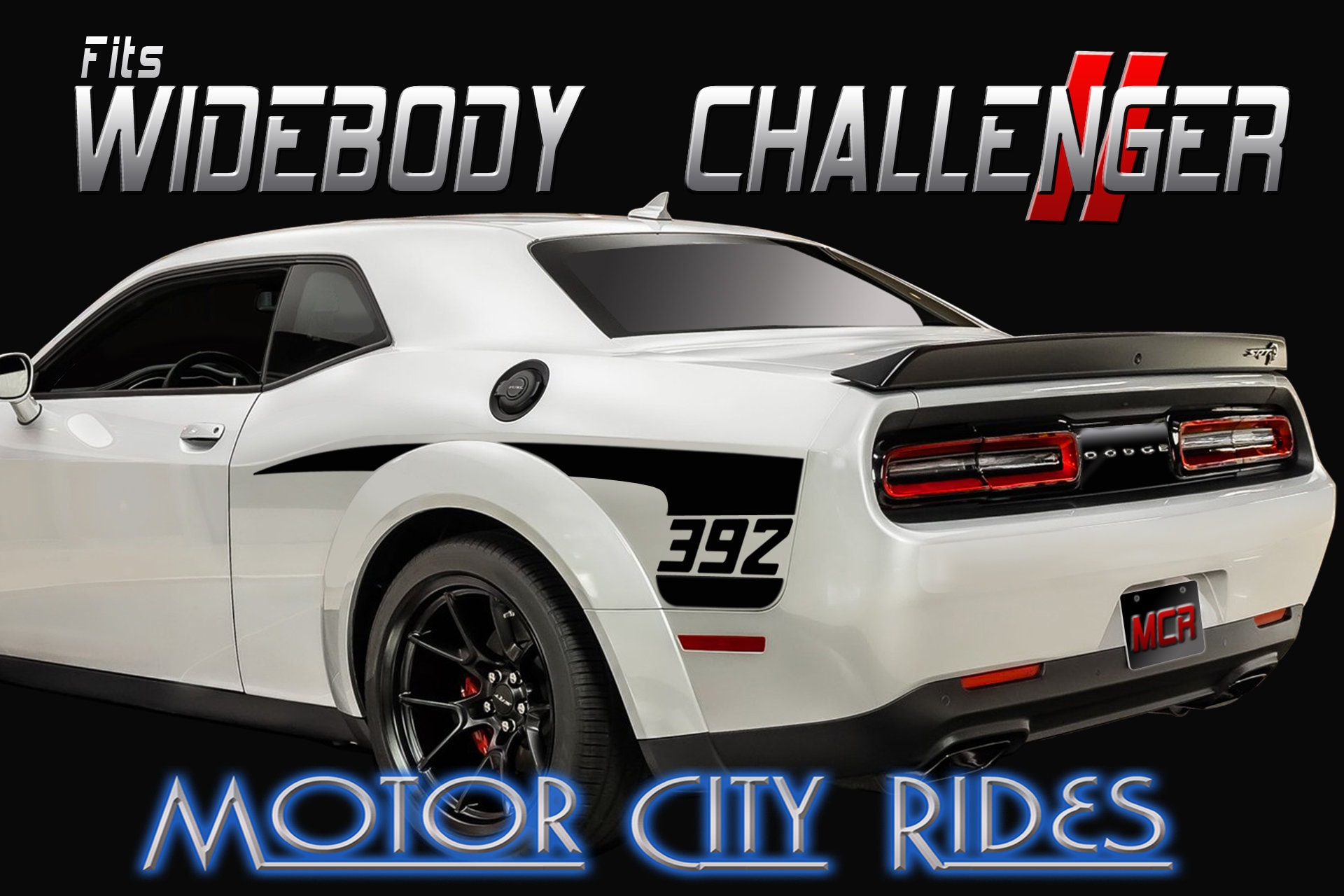 2018-2023 WIDEBODY Dodge Challenger-hockey Stick Scat Pack, 392