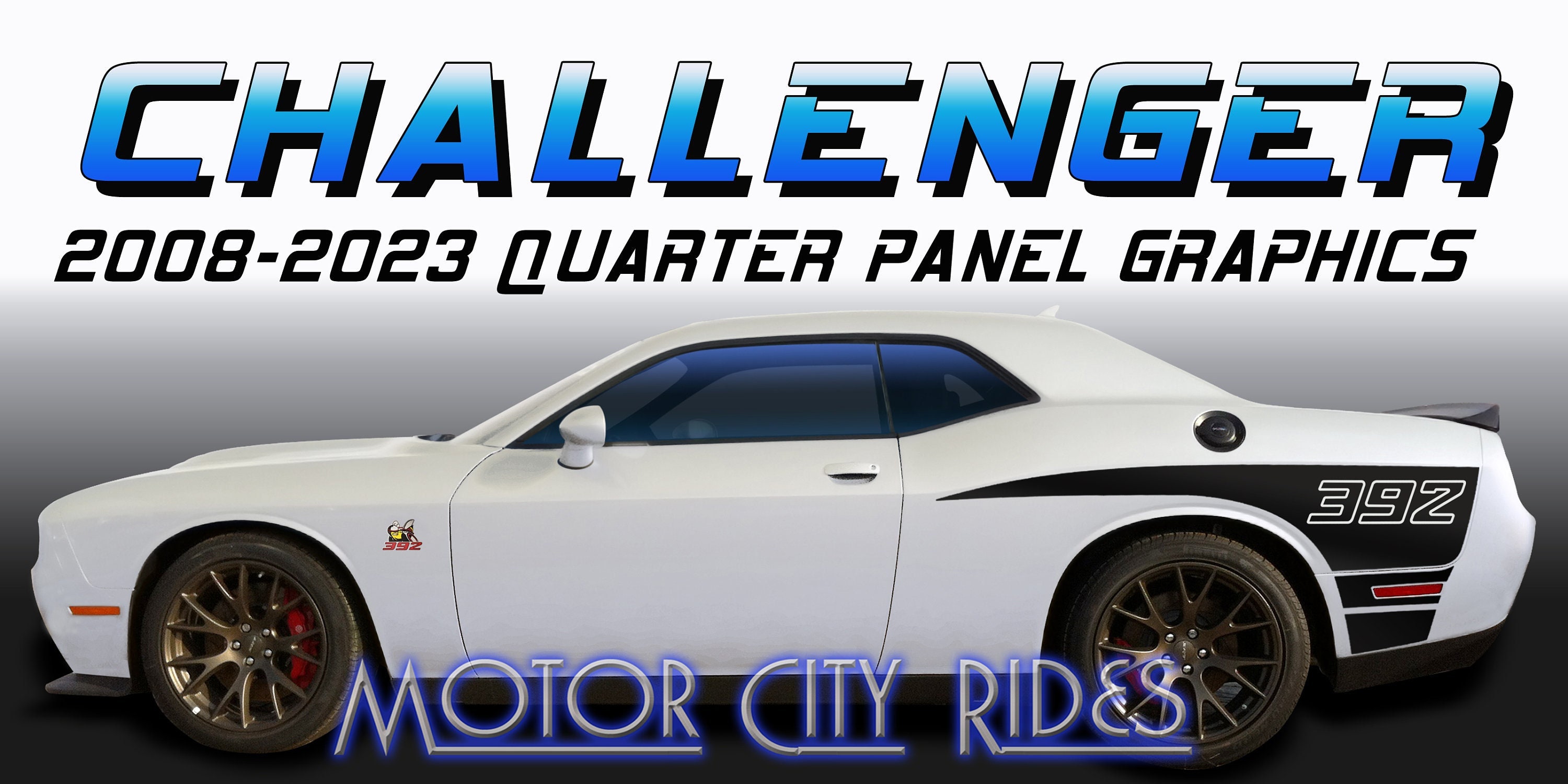 2008-2023 Dodge Challenger- 392 HEMI, 345 HEMI, R/T, SRT, Hellcat