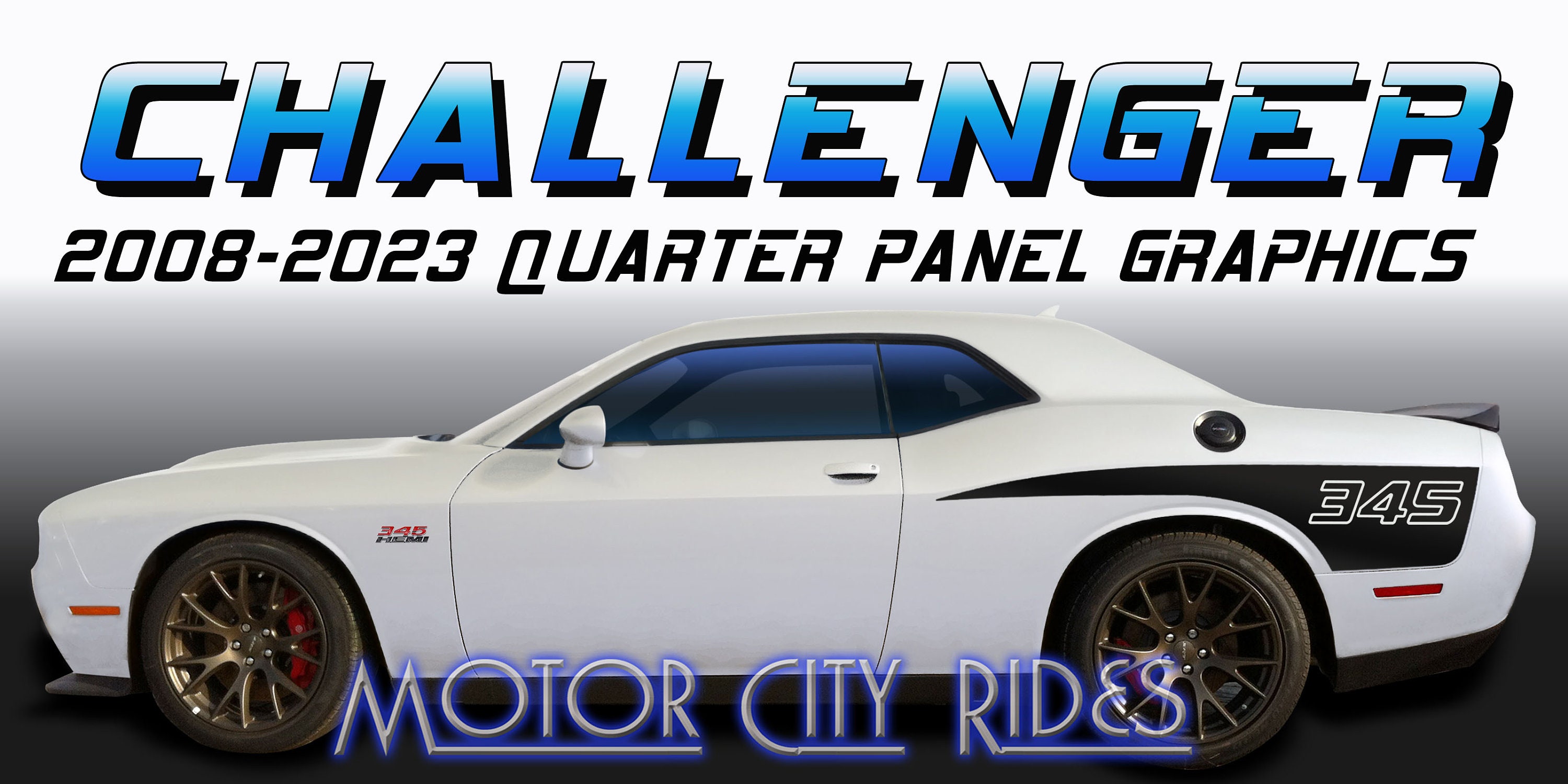 Dodge challenger decals and emblems discount