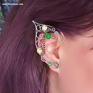 Elfen Ohrmanschetten: Swarovski Kristall Elfe Cosplay Schmuck