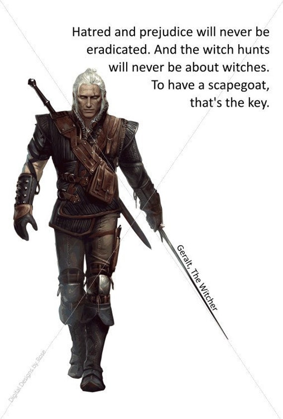 La Haine Et Les Prejuges Svg Fr Geralt Cite Eps Fr La Etsy