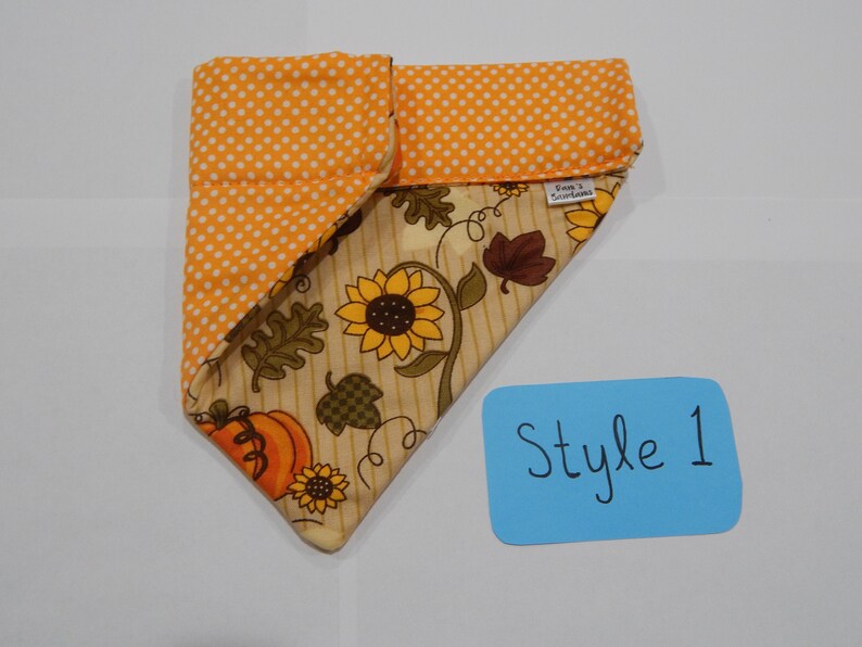 Thanksgiving Over the Collar Dog Bandana