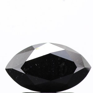 1.18 Ct Natural Marquise Diamond, Fancy Black Color Marquise Cut Polished Diamond, Wholesale Marquise Diamond for Valentine Diamond Ring