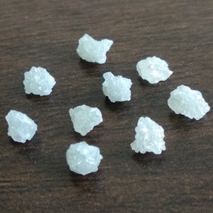 2.40 Carat Lot Rough Diamond, Natural White Color Raw Diamond, Fancy White Color Uncut Loose Diamond for Jewelry