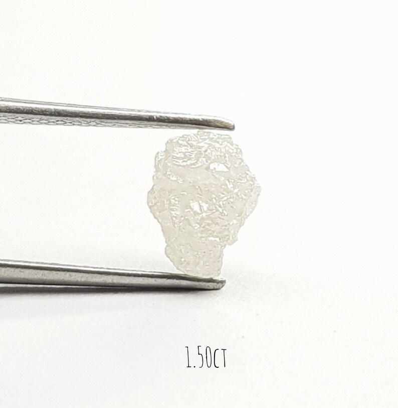 White Rough Diamond Fancy Color Rough Diamond Natural White Diamond Loose Diamond Natural Diamond 1.50 Carat Rough Loose Diamond
