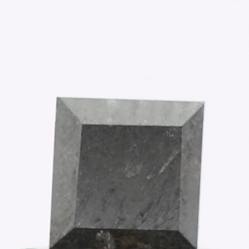 Natural Diamond 0.42 Ct Natural Loose Diamond Fancy Black Diamond Square Shape Black Diamond Engagement Ring Wholesale Diamond