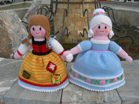 knitted cinderella topsy turvy doll