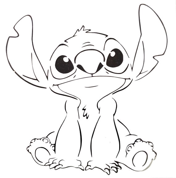 Reusable Mylar Stencil Stitch From Lilo Stitch Home Decor Etsy