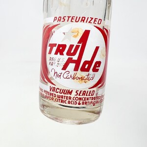 Vintage Tru - Ade ACL Soda Bottle 7oz. 1941 Kansas City, MO. Empty Glass Bottle image 6