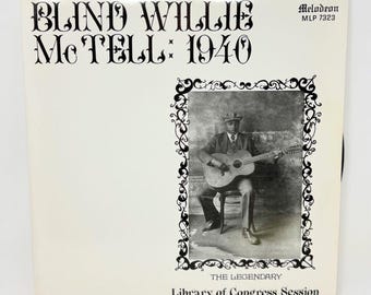 Blind Willie McTell 1940 1965 Pressing Melodeon Records No Seam Split Blues LP