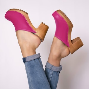 Women clogs,Leather shoes,Clogs women,Swedish clogs,Heel shoes,Heel women clogs,Leather women shoes,Leather women sandals,Summer women shoes