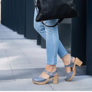 Nora - Clog Clogs,Navona Clogs,Clogs,Clogs,Clogs,Handgefertigte Clogs, Mid Heel Clogs, Frauen Clogs, Mid Heel Clogs