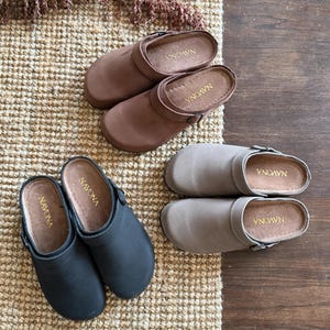 Mila - schoenen met brede neus, dames op blote voeten, anatomische instappers, blote voeten-muiltjes, mocassins met brede neus, leren muiltjes, nubuck-muiltjes, navona-klompen