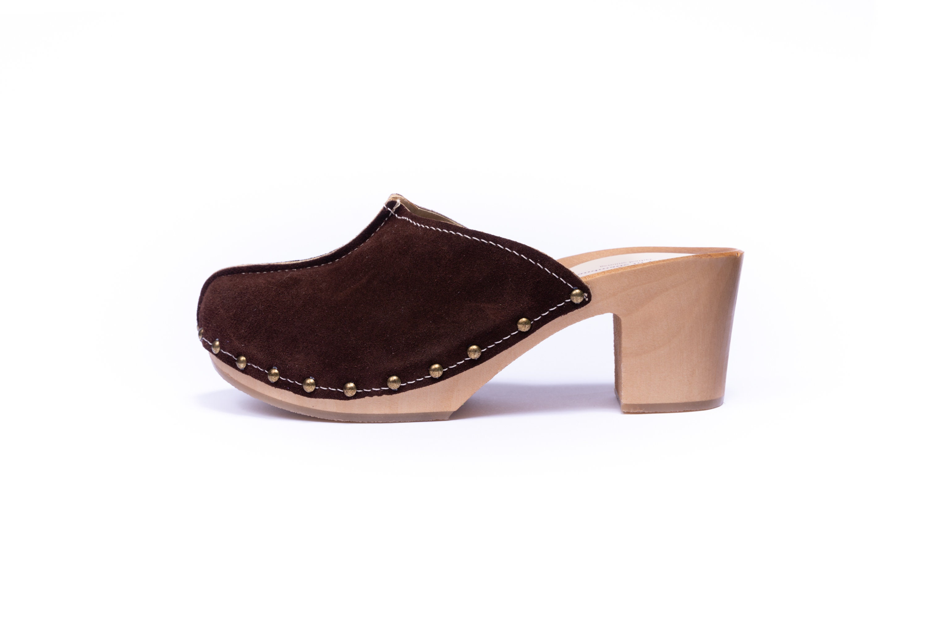 leather clogs womens