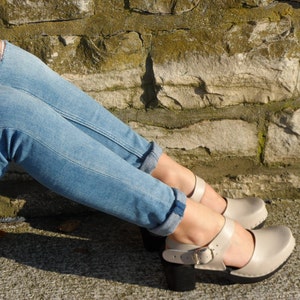 SALE size 5US,Women clogs,Swedish clogs,Women shoes,Women sandals,Heel clogs,Women sandals,Heel shoes,Summer women shoes,Black women sandals