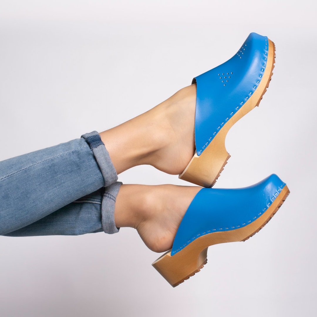 Swedish Clogs Low Heel Clogs Women Clogs Clogs Heel Clogs
