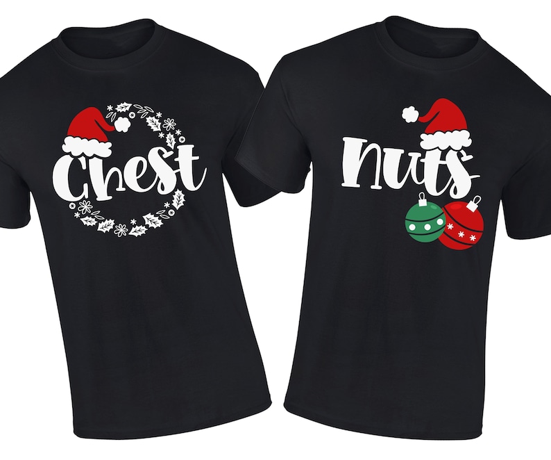 Chest Nuts Couples Christmas Shirts CHESTNUTS His and Hers - Etsy