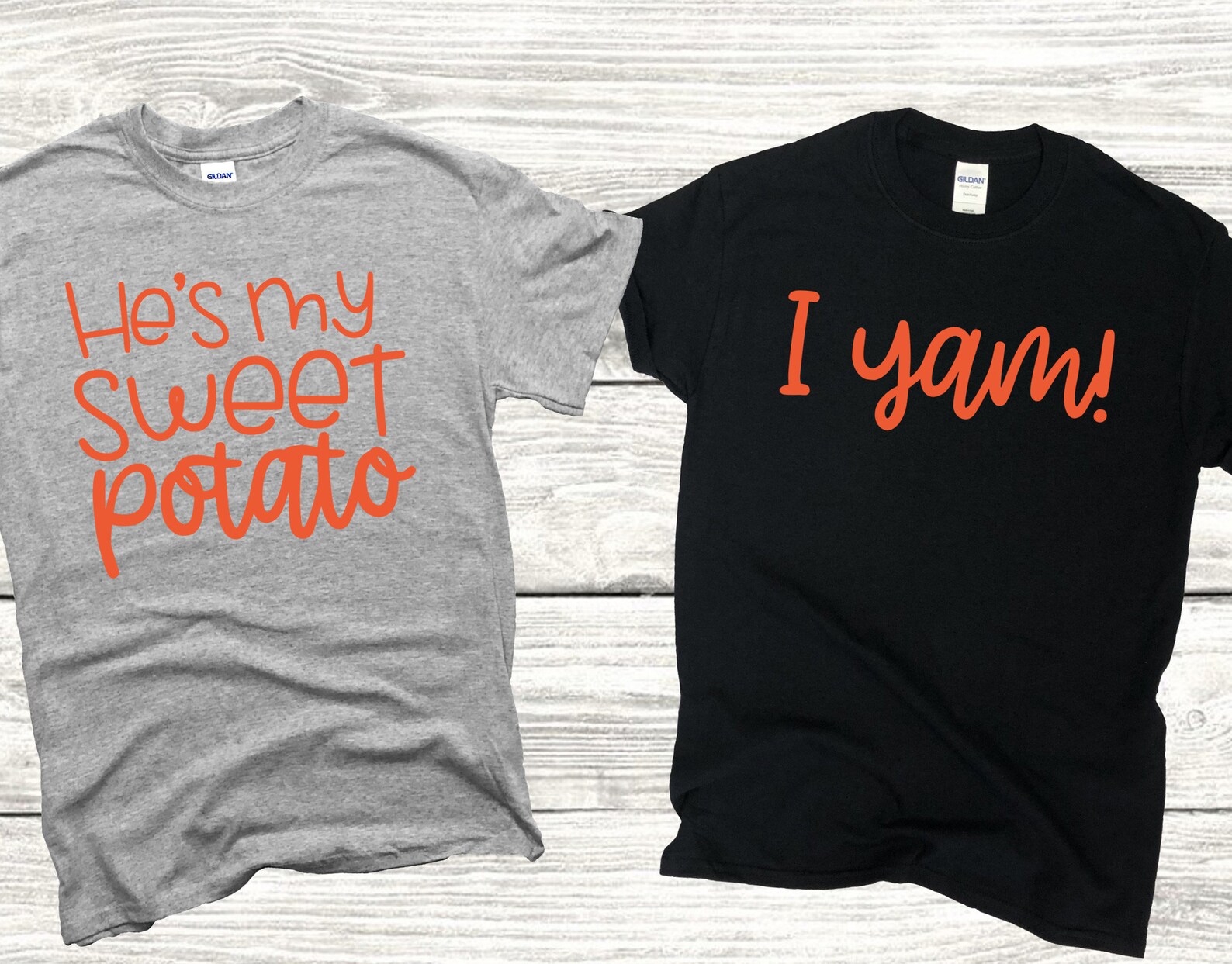 Couples T Shirts He's My Sweet Potato I Yam Party Shirts | Etsy