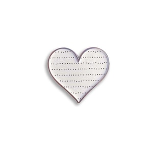 Polka Dot Magnetic Heart Golf Ball Marker