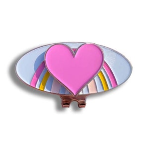 Rainbow Magnetic Golf Ball Marker Hat Clip for Women