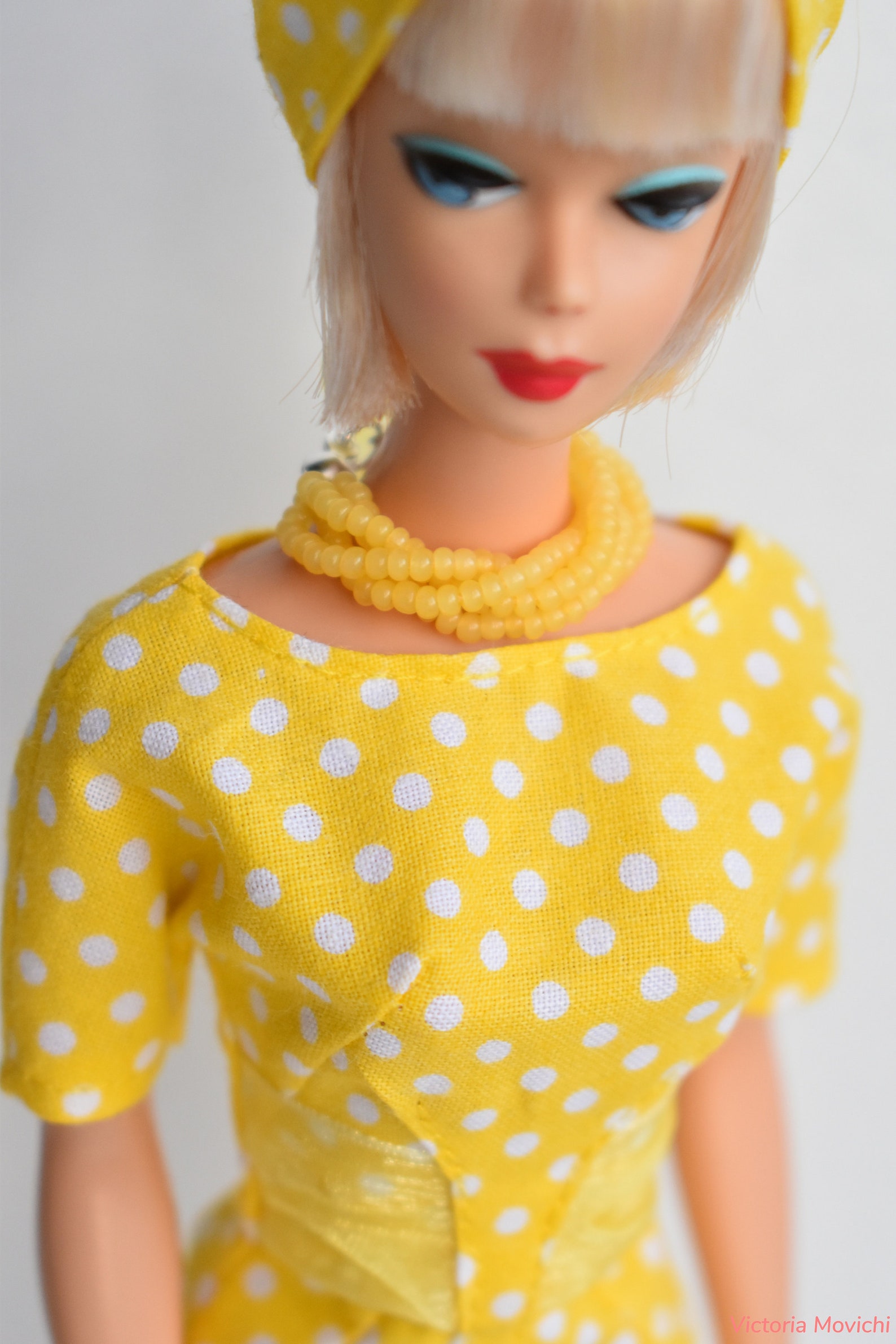 Polka Dot Outfit for Barbie Vintage Dolls 12 Inch Barbie - Etsy