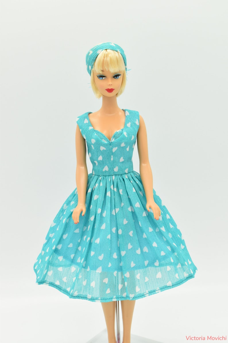 Chiffon Barbie Doll Dress W/ Petticoat 12 Inch Barbie Clothes. Etsy