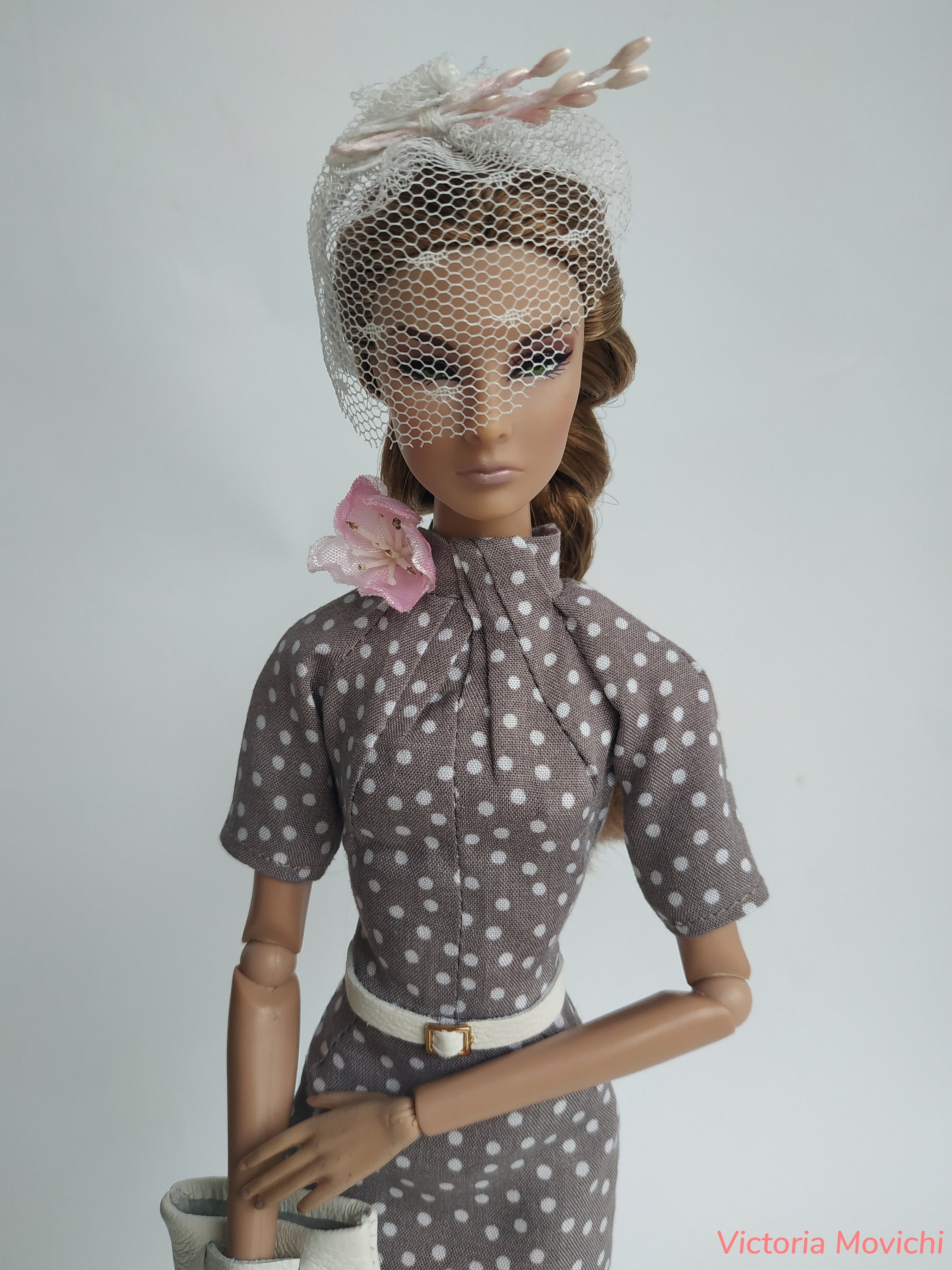 Fashion Royalty Doll Outfit dress with belt handbag Etsy