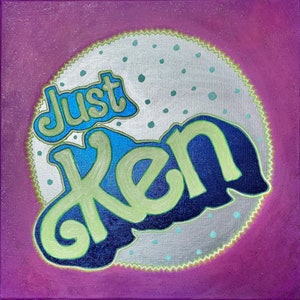 Just Ken Glow in the dark artwork