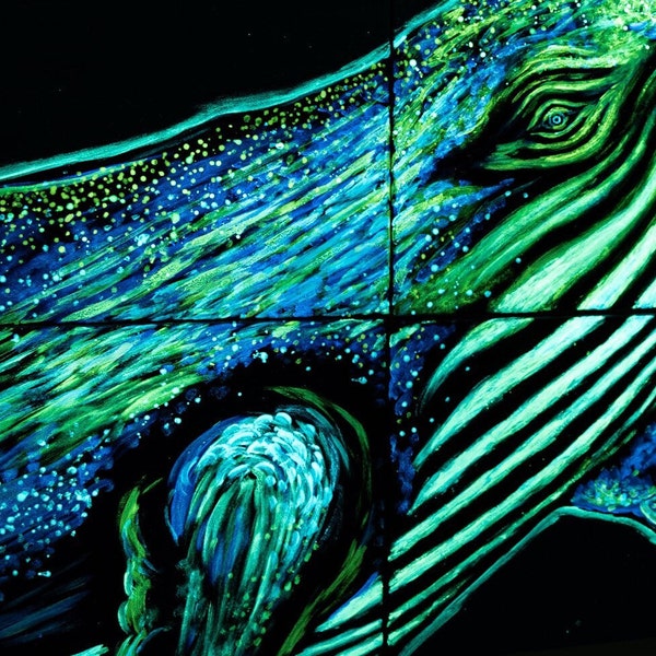 Charley the Glow in the Dark Humpback Whale