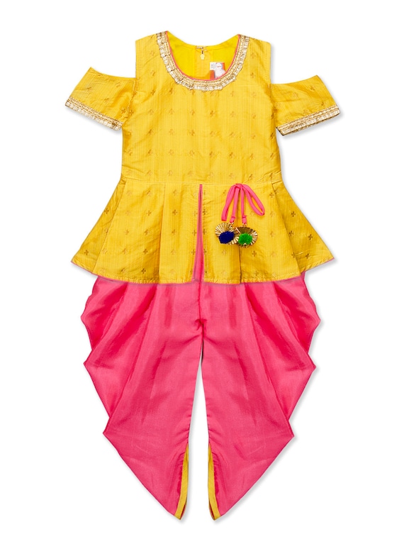 Buy Arshia Fashions Girls Kurti with Dhoti Pants | Kids Wear | Girls Ethnic  Wear | Girls Salwar Suit Set | Kurta And Patiala Set Online at Best Prices  in India - JioMart.