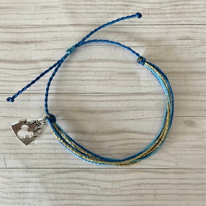 Disney 50th Anniversary Inspired Wax Cord Bracelet, Disney Inspired, Friendship Bracelets, String Bracelets