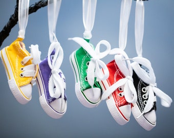 Miniature Sneaker Ornament: Left Shoe Keepsake