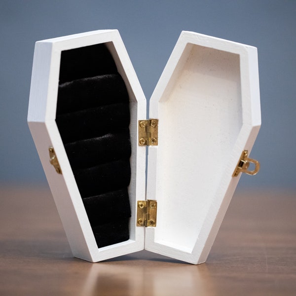 Coffin Jewelry Box Etsy