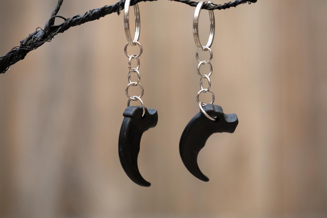 Faux Bear Claw Keychain, Replica Bear Claw Key Ring Etsy