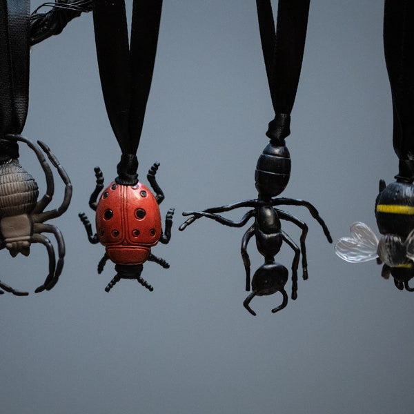 Insect Ornaments-Ladybug-Spider-Ant-Bee