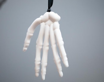 Skeleton hand ornament