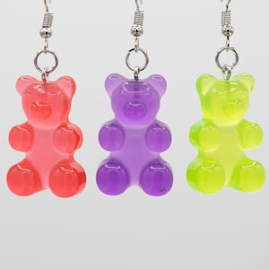 Bear Shaped Candy  Earrings