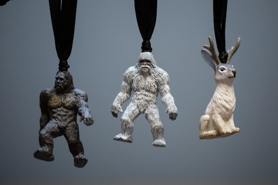 Cryptid Ornament- Cryptozoology, Sasquatch, Big Foot, Yeti, Jackalope