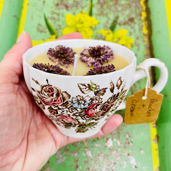 Teacup Candle Etsy