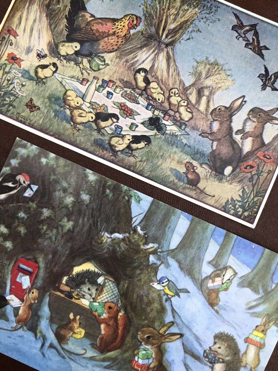Medici Mounted Print The Woodland Post Office Molly Brett