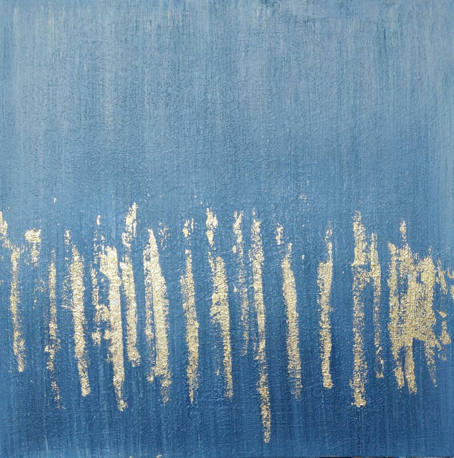 Gold leaf Painting Original Texture Painting Silver leaf Etsy