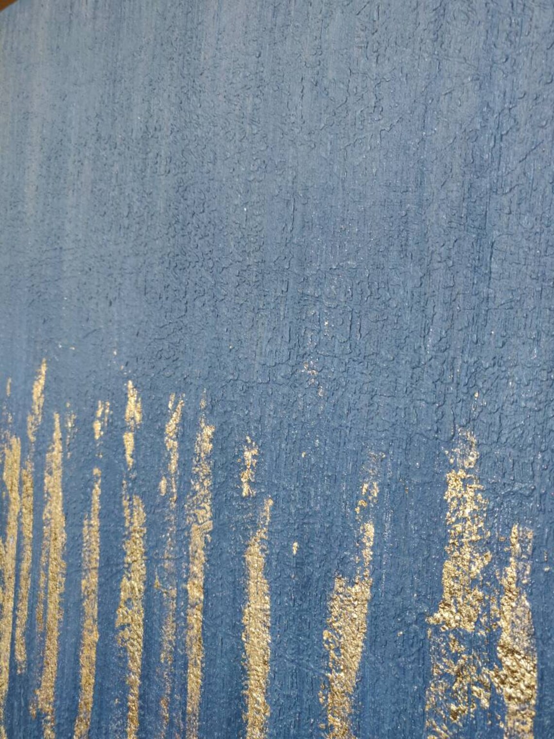 Gold Leaf Painting Original Texture Painting Silver Leaf and Etsy