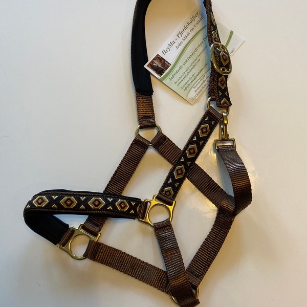 Inka horse halter / halter color brown