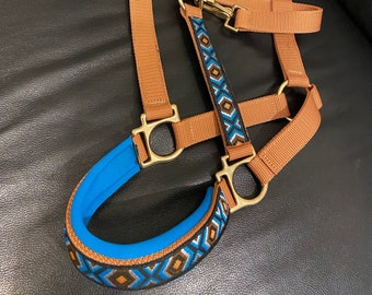 Inka horse halter / halter, curry color