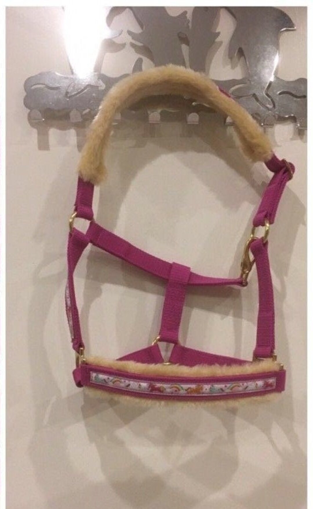 Horse Halter Halter With Unicorns Etsy