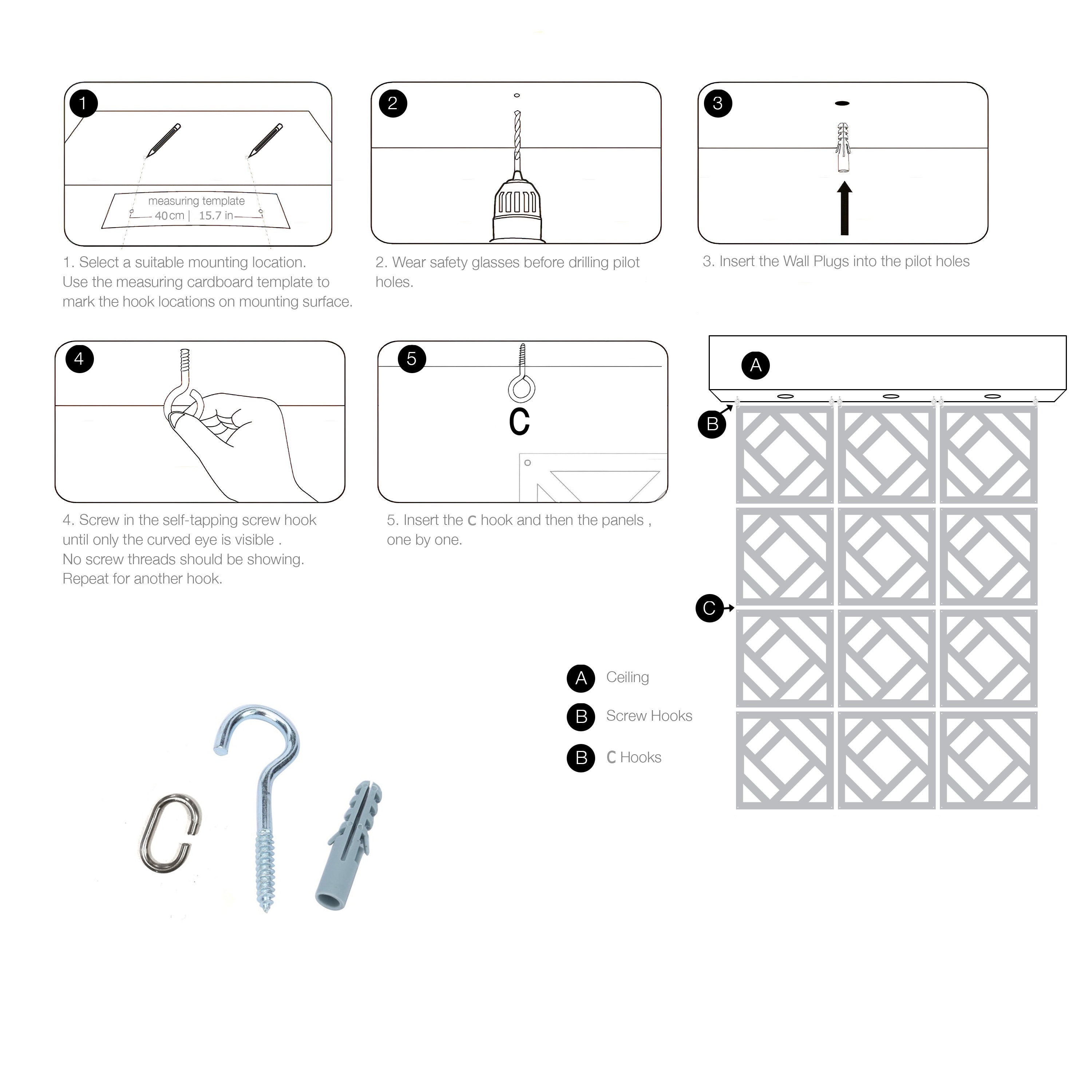 Custom Decorative Screen Divider System for Walls Dividing Etsy
