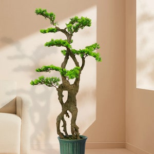 Artificial Bonsai Tree outdoor planters Large Outdoor Planters Decoration  Home