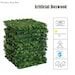 Artificial Boxwood Panels Topiary Hedge Privacy Screen Outdoor Indoor Garden Fence Backyard Home Decor Greenery Walls,Party backdrop 20'x20' 